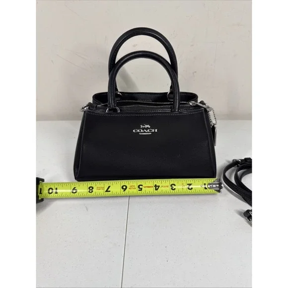 Coach Zuri MINI Crossbody Silver/Black CM186 Hang Tag And Strap Included